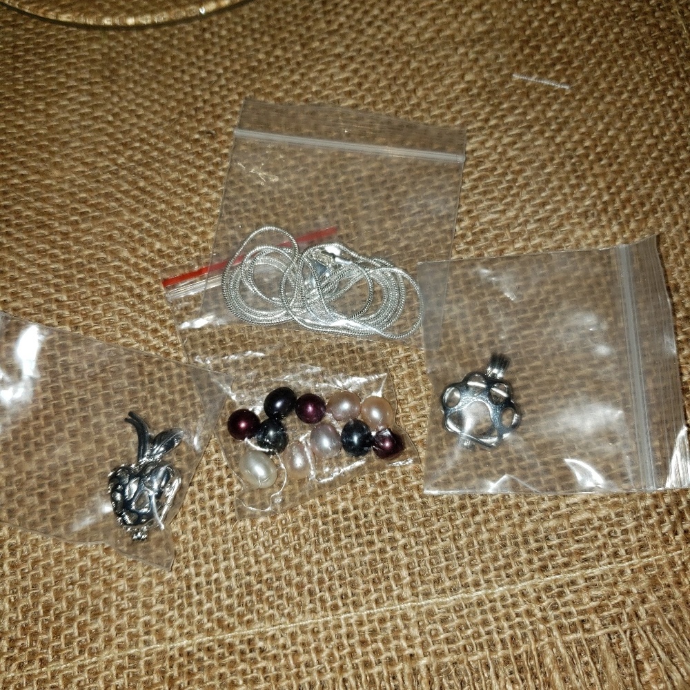 Sterling silver pearl bundle NEW